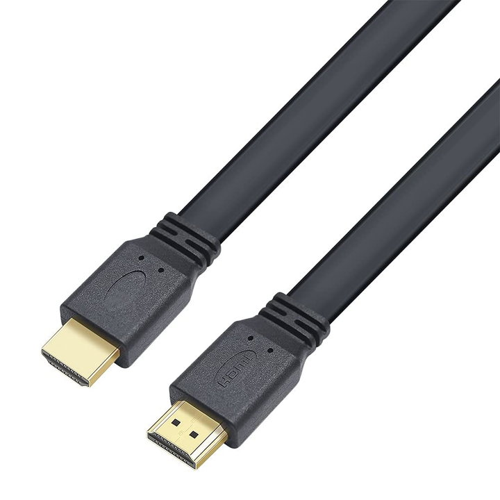 Cavo HDMI 2.0 High Speed con Ethernet A/A M/M Piatto 3m - Techly ICOC HDMI2-FE-030TY