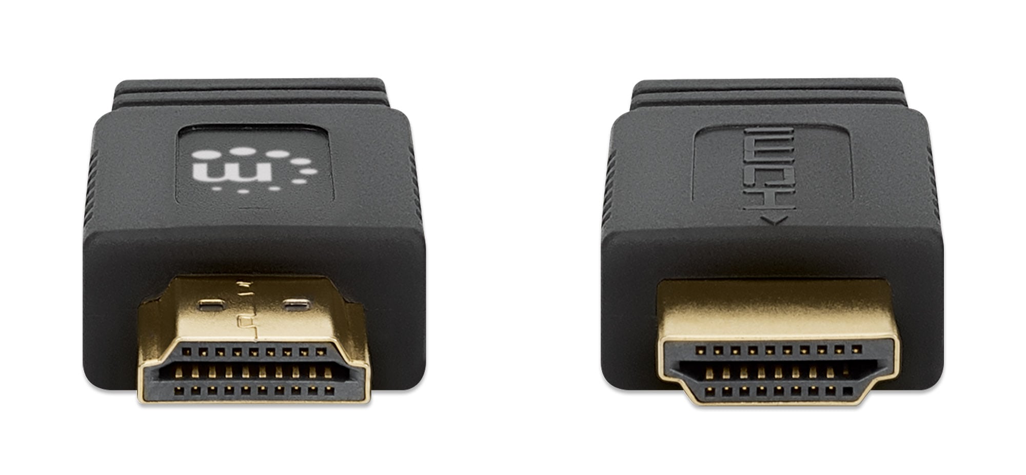 HDMI High Speed With Ethernet cable 5 plate black m - Manhattan ICOC HDMI 2 -FE- 050 MH