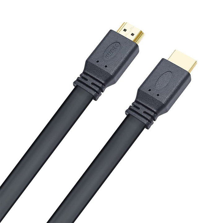 Cavo HDMI 2.0 High Speed con Ethernet A/A M/M Piatto 5m - Techly ICOC HDMI2-FE-050TY