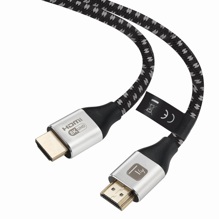 Cavo HDMI Ultra High Speed 48Gbps Maschio/Maschio 8K@60Hz Certificato 1m - Techly ICOC HDMI21-8-010T