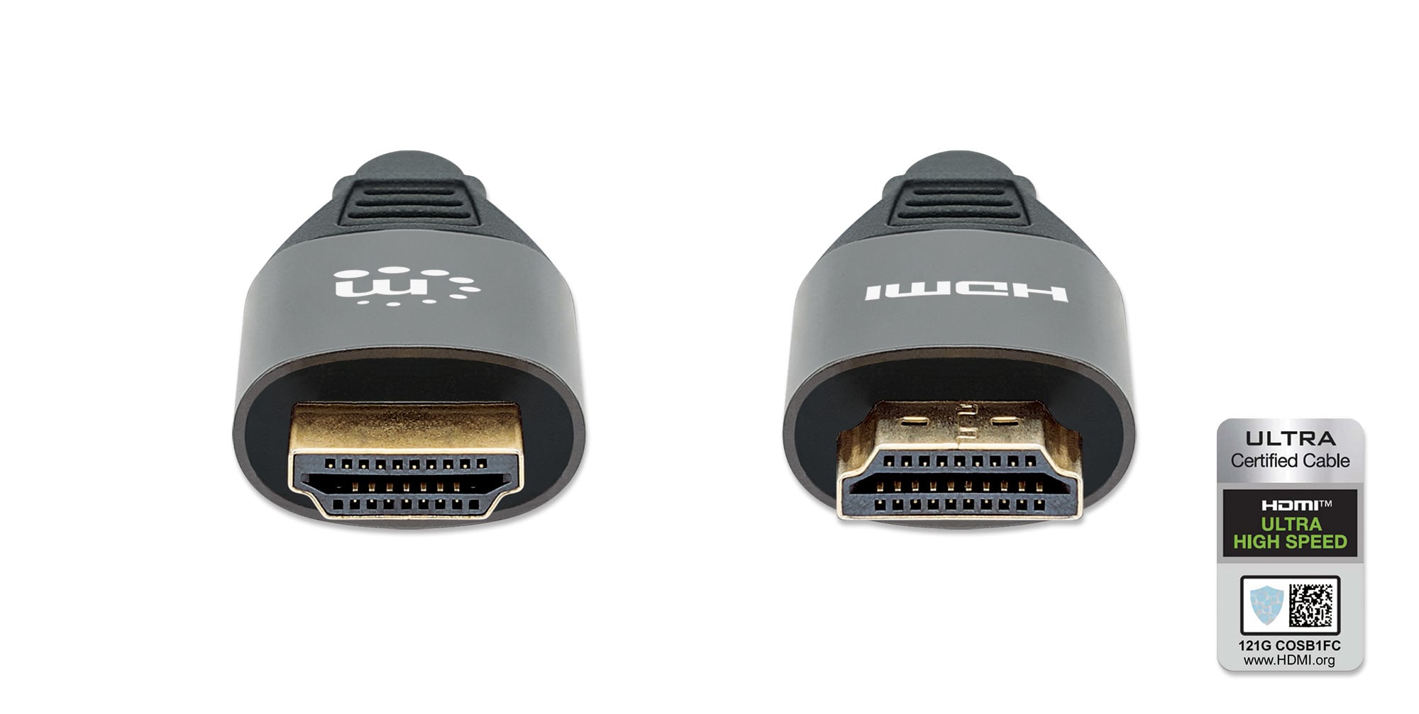 HDMI cable with Ethernet Ultra High Speed 8 K@ 60 Hz eARC 3 m - Manhattan ICOC HDMI 21 - 8 - 030 MH
