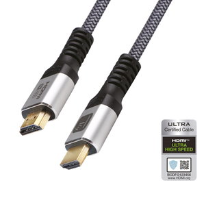 HDMI Ultra High Speed 48 Gbps Certificate 8 K@ 60 Hz 1 m - Techly ICOC HDMI 21 - 8 C- 010