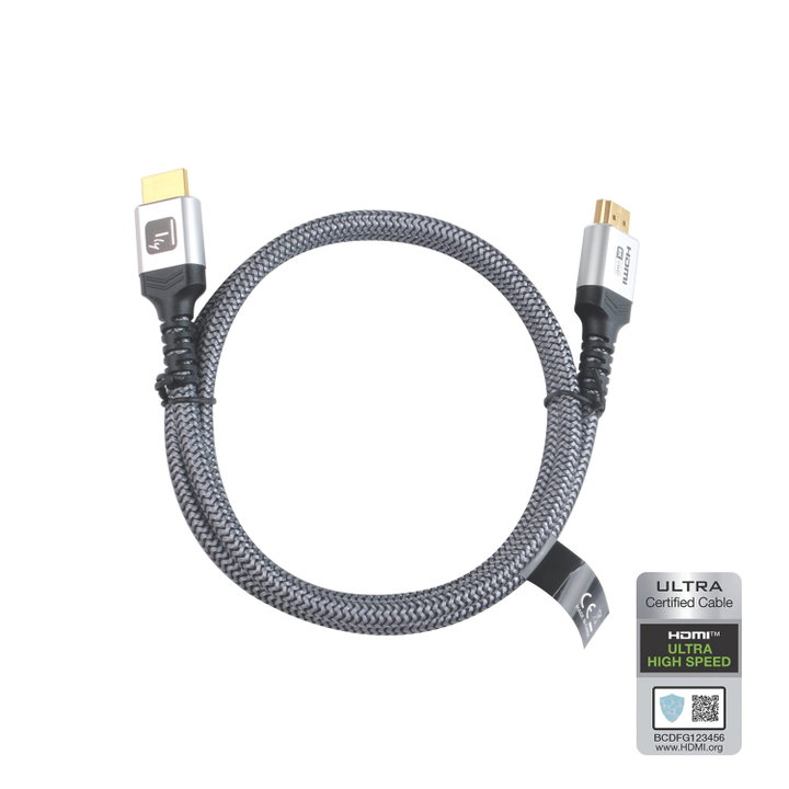 Cavo HDMI Ultra High Speed 48Gbps Certificato 8K@60Hz 1m - Techly ICOC HDMI21-8C-010