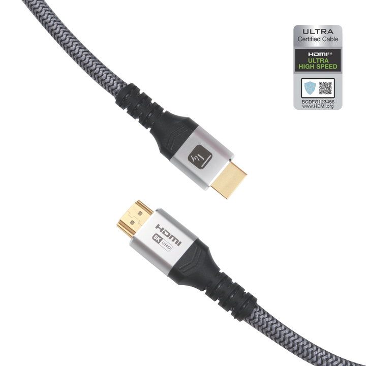 Cavo HDMI Ultra High Speed 48Gbps Maschio/Maschio 8K@60Hz Certificato 3m - Techly ICOC HDMI21-8C-030