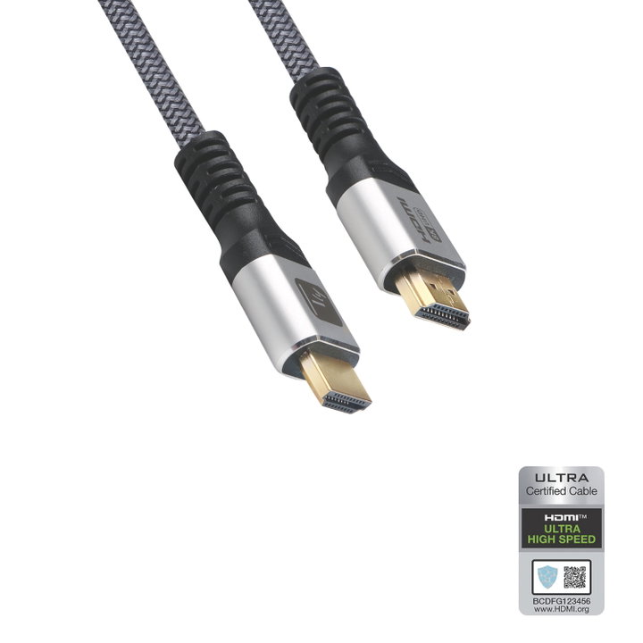 Cavo HDMI Ultra High Speed 48Gbps Maschio/Maschio 8K@60Hz Certificato 5m - Techly ICOC HDMI21-8C-050