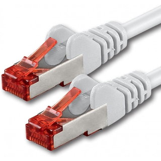 Cavo di rete Patch Cat6 Bianco SFTP LSZH 0,25m - Goobay ICOC LS6-0025WHG