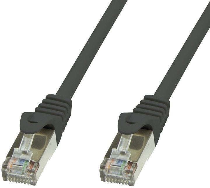 Cavo di Rete Cat6 Nero SFTP LSZH 0,5m - Techly Professional ICOC LS6-005-BKT