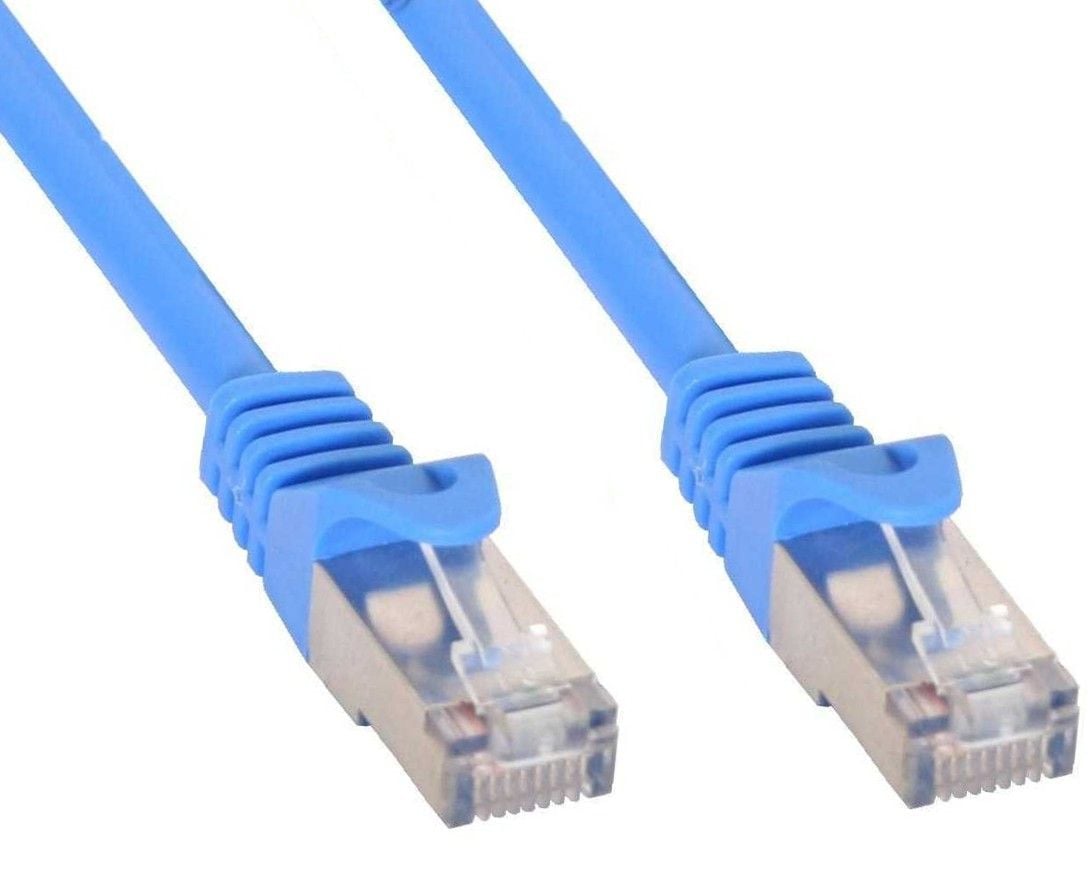 Cavo di Rete Cat6 Blu SFTP LSZH 0,5m - Techly Professional ICOC LS6-005-BLT