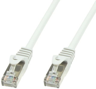 Cavo di Rete Cat6 Bianco SFTP LSZH 0,5m - Techly Professional ICOC LS6-005-WHT