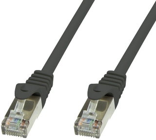 Cavo di Rete Cat6 Nero SFTP LSZH 1m - Techly Professional ICOC LS6-010-BKT