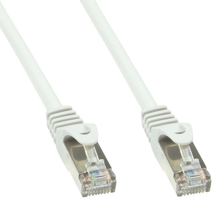 Network cable Cat 6 White SFTP LSZH 1 m - Techly Professional ICOC LS 6 - 010 -WHT
