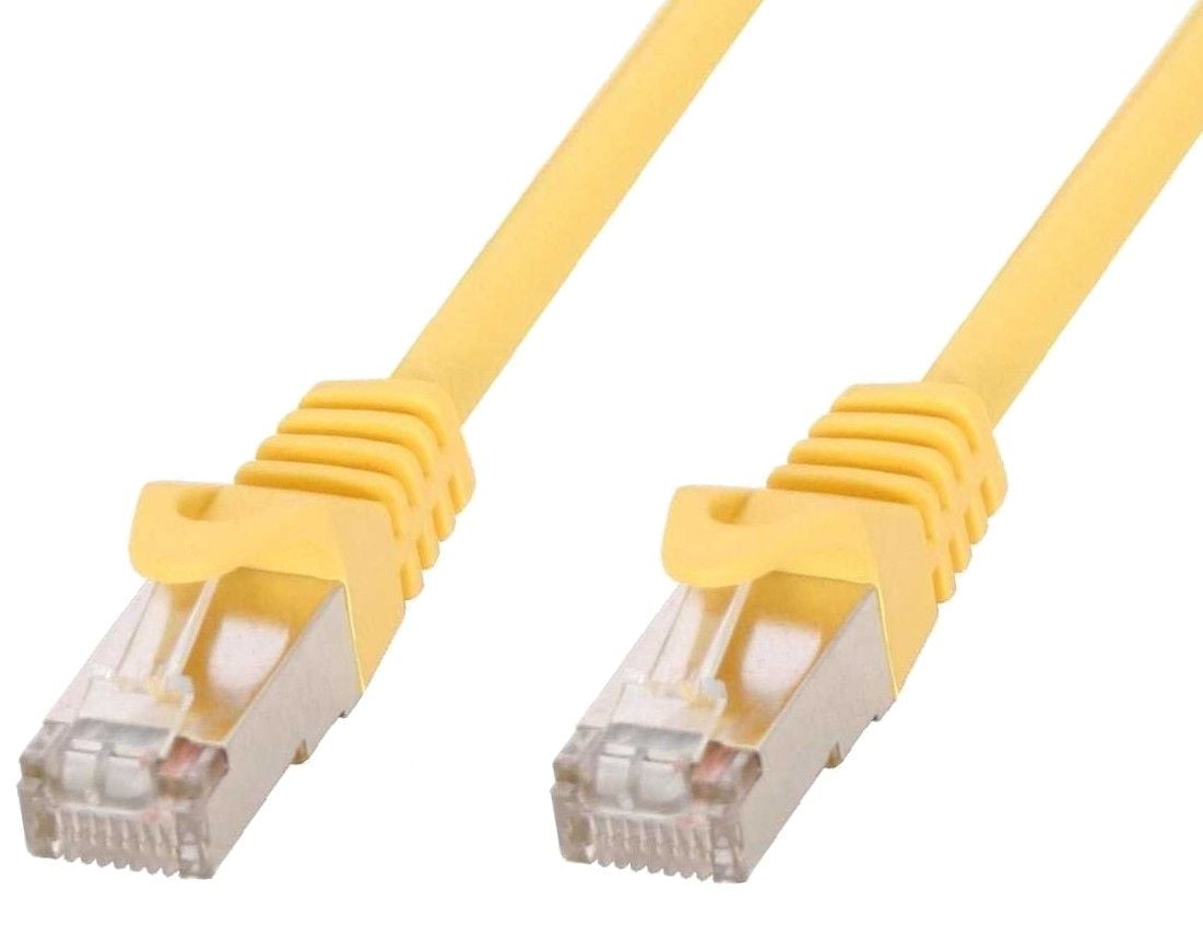 Network cable Patch Cat 6 Yellow SFTP LSZH 1 m - Techly Professional ICOC LS 6 - 010 -YET
