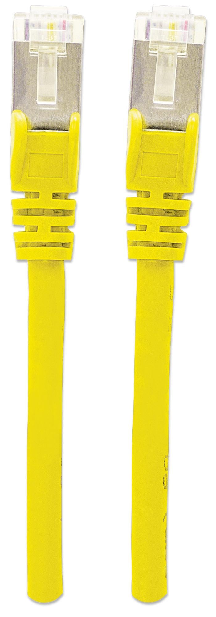 Cavo di Rete Patch Cat6 Giallo SFTP LSZH 1m - Intellinet ICOC LS6-010YE