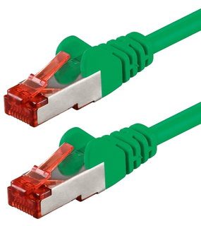 Network cable Cat 6 SFTP LSZH 1,5 m Green - Goobay ICOC LS 6 - 015 GREENG