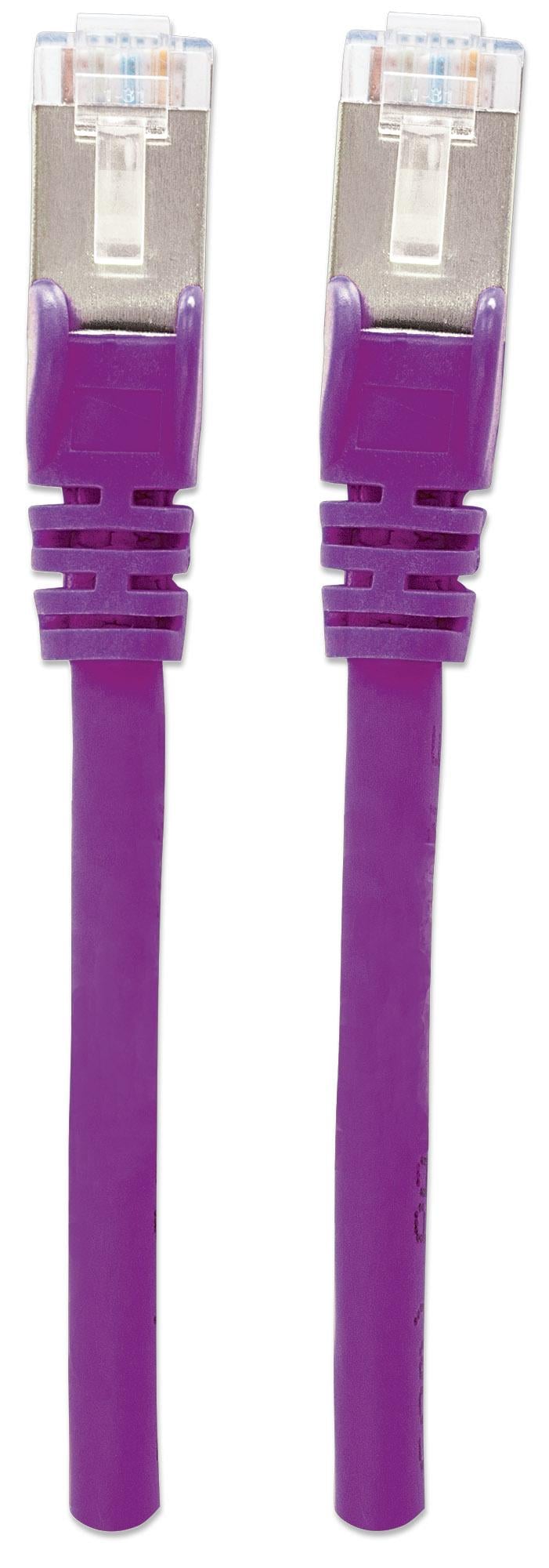 Patch network cable Cat 6 SFTP LSZH purple 2 m - Intellinet ICOC LS 6 - 020 VL