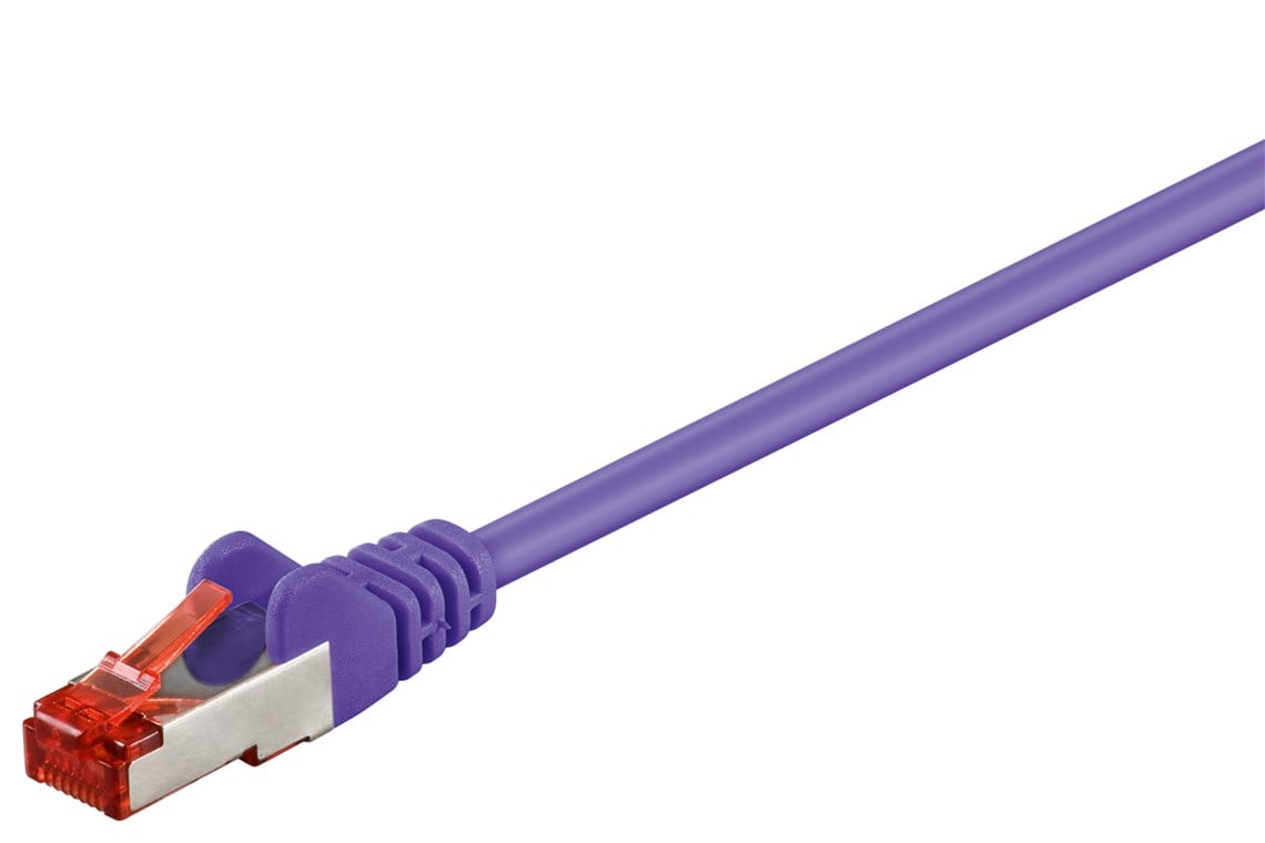 Cavo di rete Patch Cat6 Viola SFTP LSZH 2m - Goobay ICOC LS6-020VLG