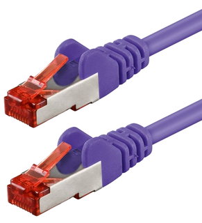 Cavo di rete Cat6 SFTP LSZH 3m Viola - Goobay ICOC LS6-030VLG