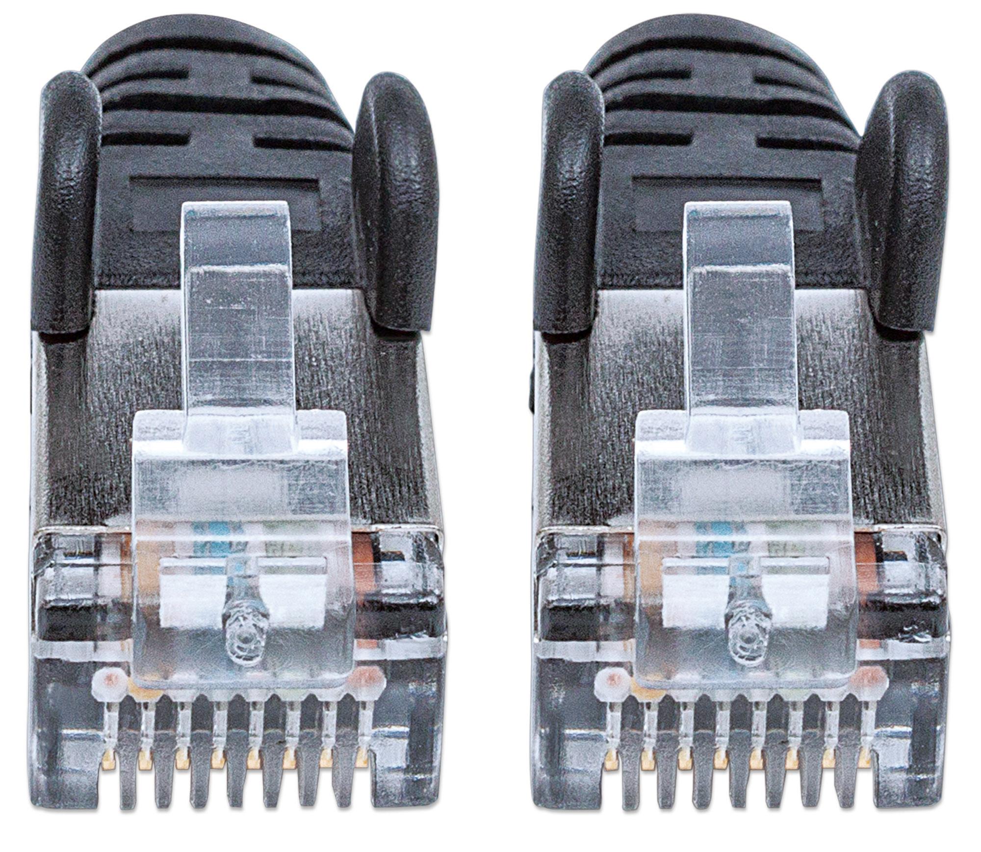 Cavo di rete patch Cat6 Nero SFTP LSZH 7,5m - Intellinet ICOC LS6-075BK