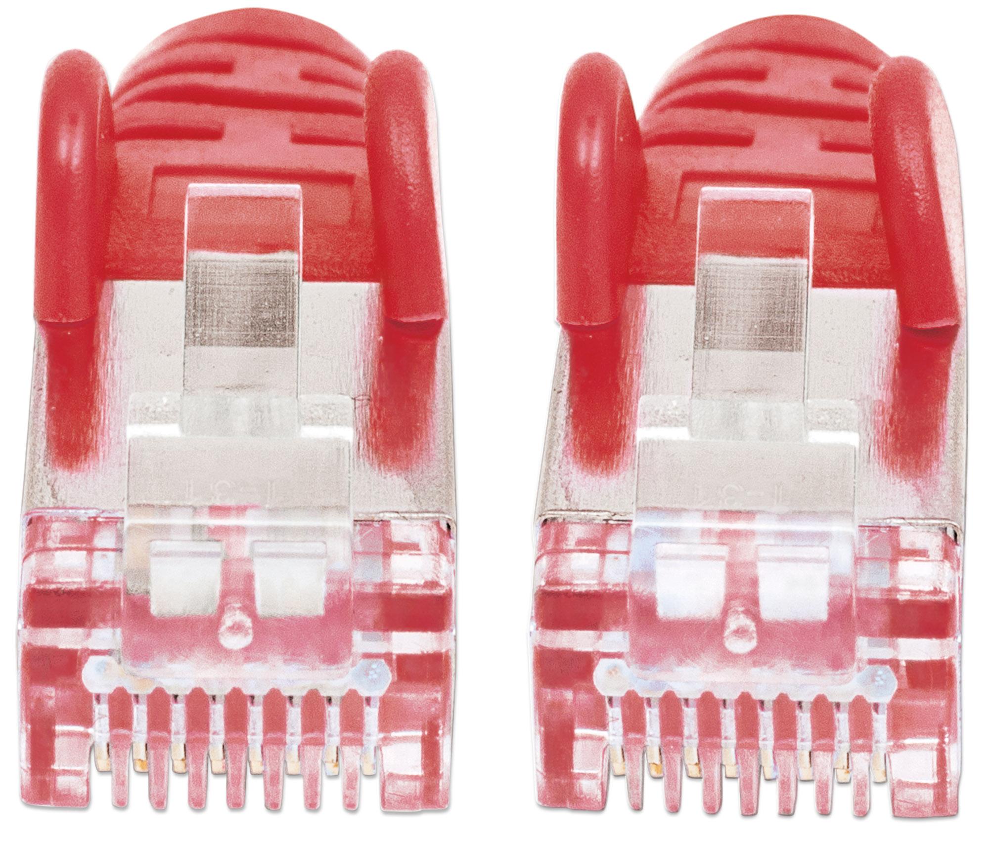 Cavo di rete patch Cat6 Rosso SFTP LSZH 7,5m - Intellinet ICOC LS6-075RE