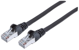 Cavo di Rete Patch Cat6A Nero SFTP 0,25m - Intellinet ICOC LS6A-0025-BK