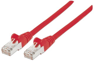 Cavo di Rete Patch Cat6A Rosso SFTP 0,25m - Intellinet ICOC LS6A-0025-RE