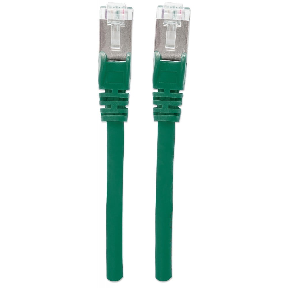 Cavo di rete Patch in rame Cat6A Verde SFTP LSZH 0,5m - Intellinet ICOC LS6A-005-GREEN