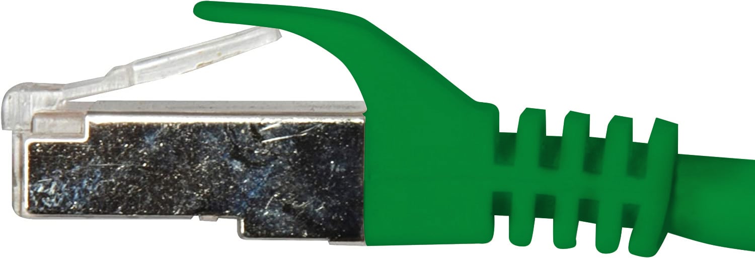 Patch Cable Cat 6 A SFTP LSZH 0,5 m Green - Techly Professional ICOC LS 6 A- 005 -GRT