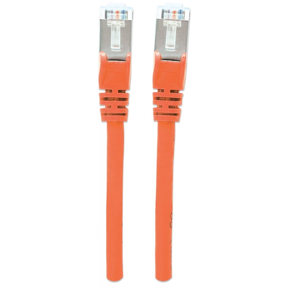 Cavo di rete Patch in rame Cat6A Arancione SFTP LSZH 0,5m - Intellinet ICOC LS6A-005-OR