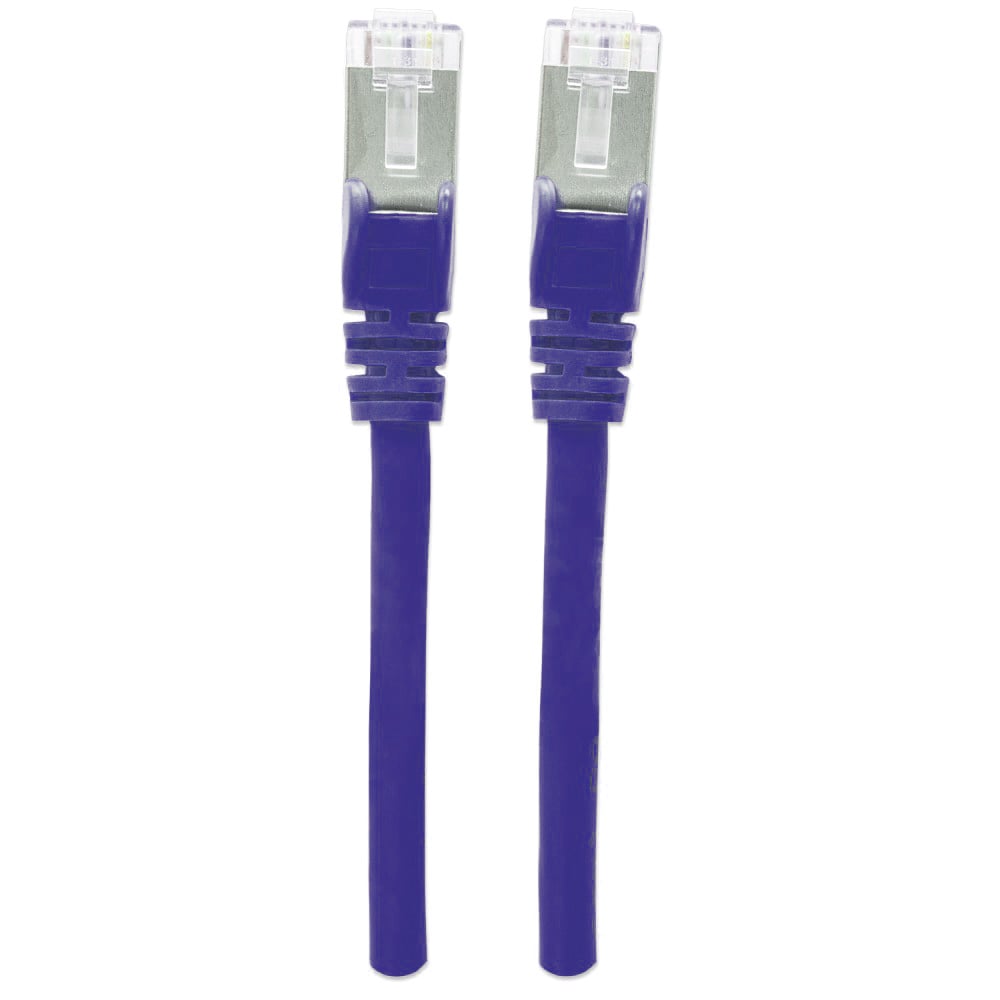 Cavo di rete Patch in rame Cat6A Viola SFTP LSZH 3m - Intellinet ICOC LS6A-030-VL