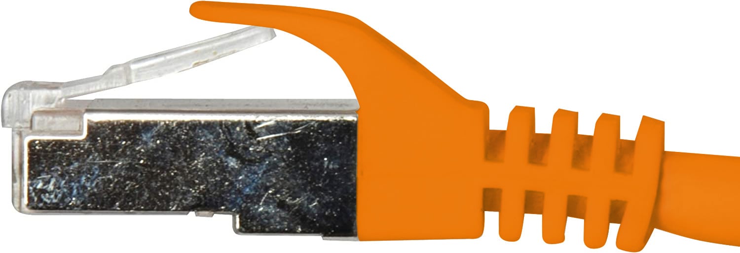 Cat6A network patch cable SFTP LSZH 5m orange - Techly Professional ICOC LS6A-050-ORT