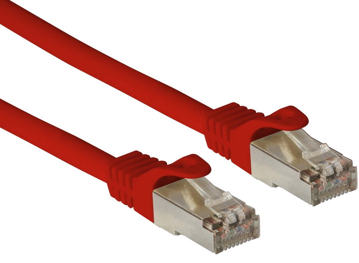 Cavo di rete patch Cat6A SFTP LSZH 5m rosso - Techly Professional ICOC LS6A-050-RET