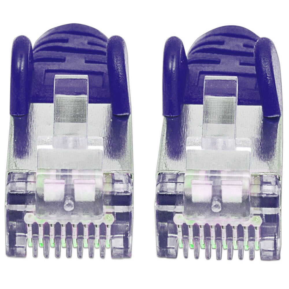 Cavo di rete Patch in rame Cat6A Viola SFTP LSZH 5m - Intellinet ICOC LS6A-050-VL