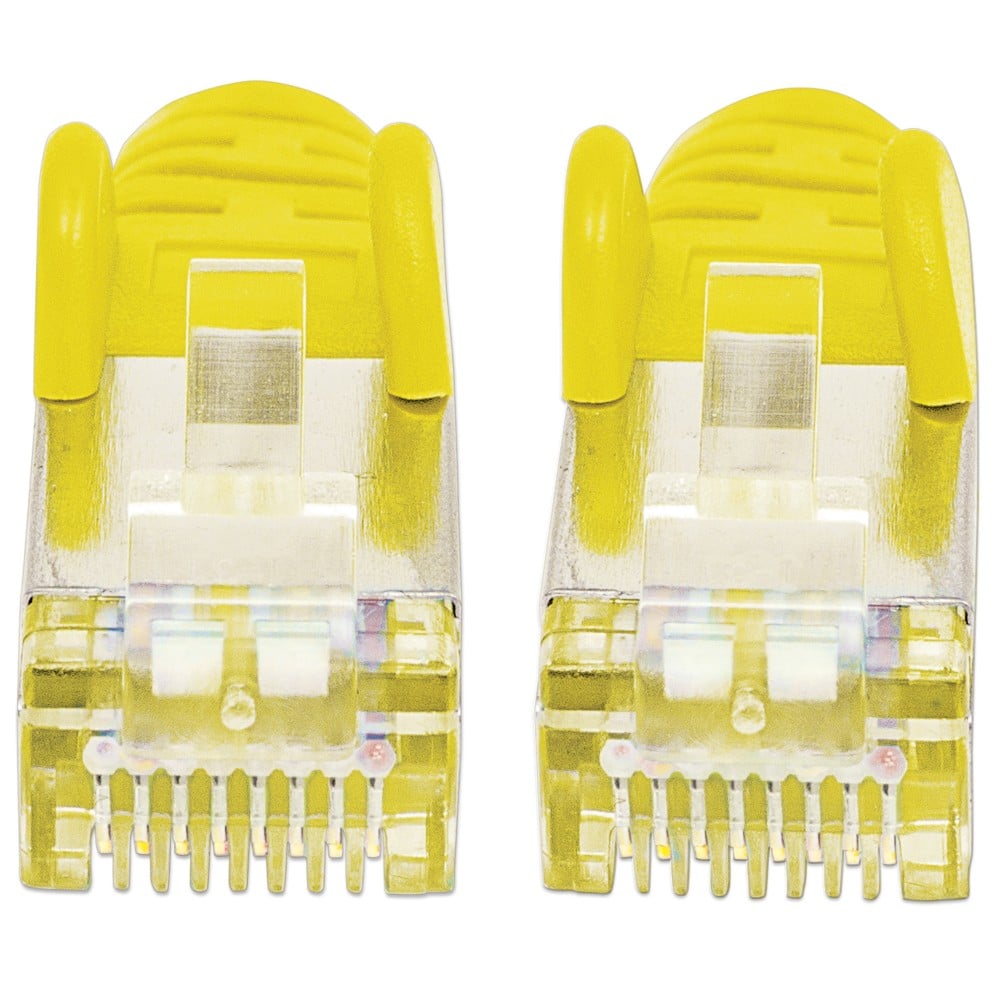 Cavo di rete Patch in rame Cat6A Giallo SFTP LSZH 5m - Intellinet ICOC LS6A-050-YE