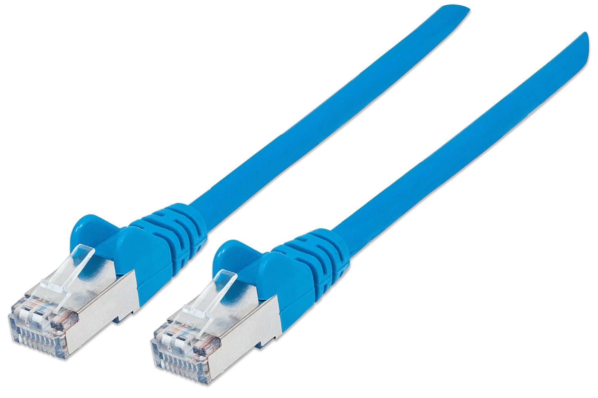 Cavo di rete Patch in rame Cat6A Blu SFTP 10m - Intellinet ICOC LS6A-100-BL