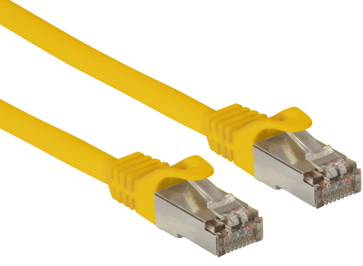 Cavo di rete patch Cat6A SFTP LSZH 10m giallo - Techly Professional ICOC LS6A-100-YET