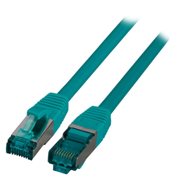Cavo di Rete Patch in Rame Cat6A Verde SFTP 20m - ICOC LS6A-200-GREEN