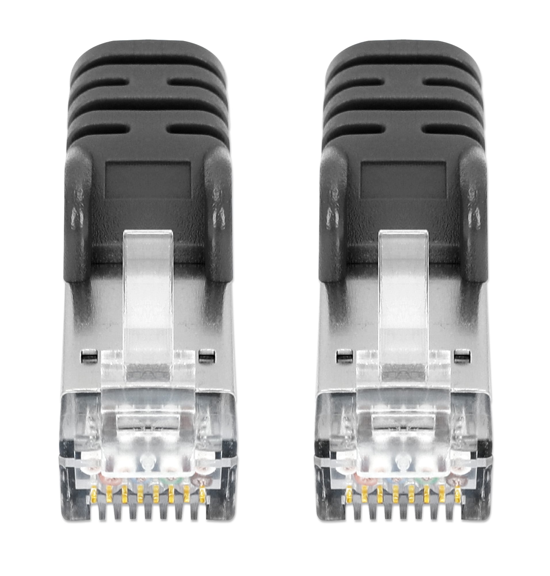 Cavo di rete Patch in rame Cat8.1 SFTP LSZH 0,2m Nero - Intellinet ICOC LS8-002-BK