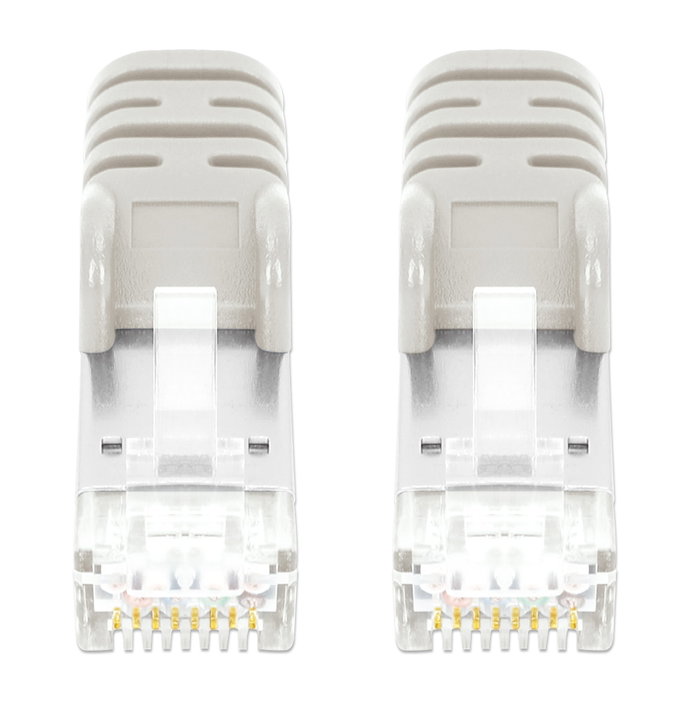 Cavo di Rete Cat8.1 SFTP LSZH 0,2m Grigio - Intellinet ICOC LS8-002