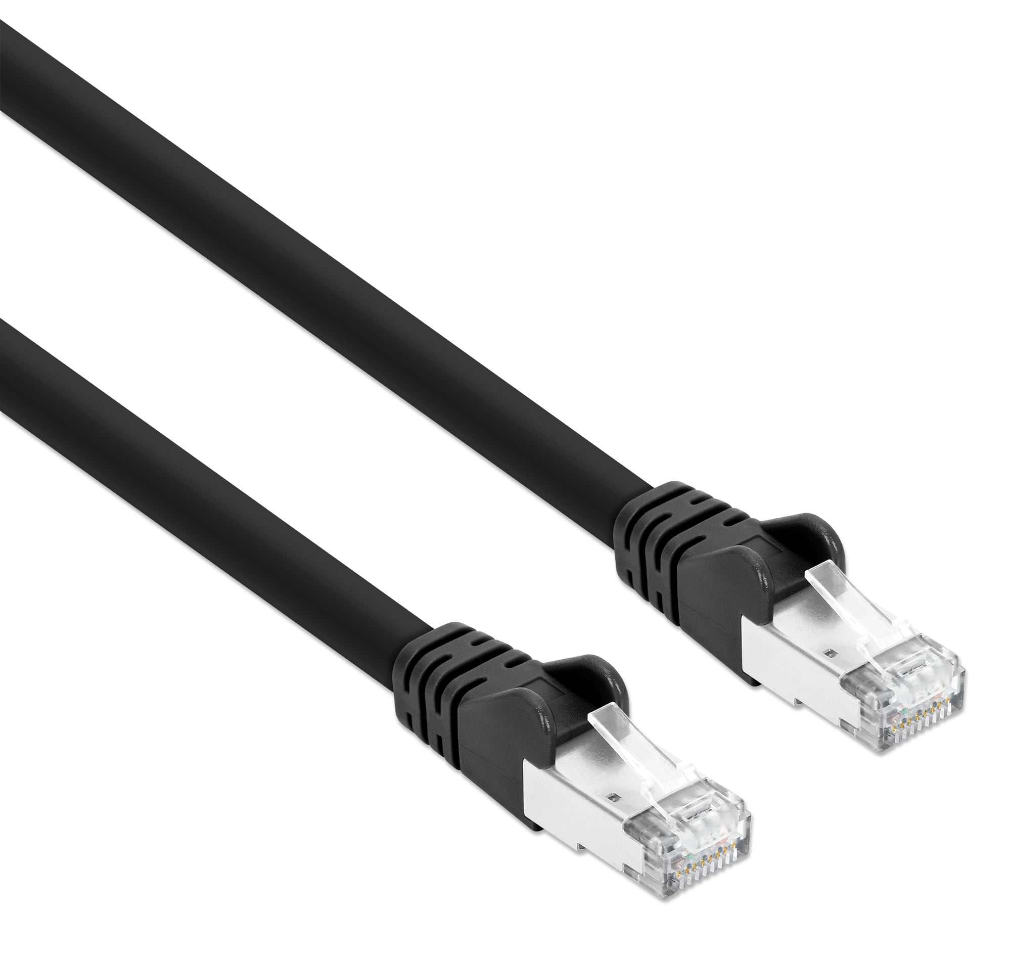 Cavo di rete Patch in rame Cat8.1 SFTP LSZH 0,5m Nero - Intellinet ICOC LS8-005-BK