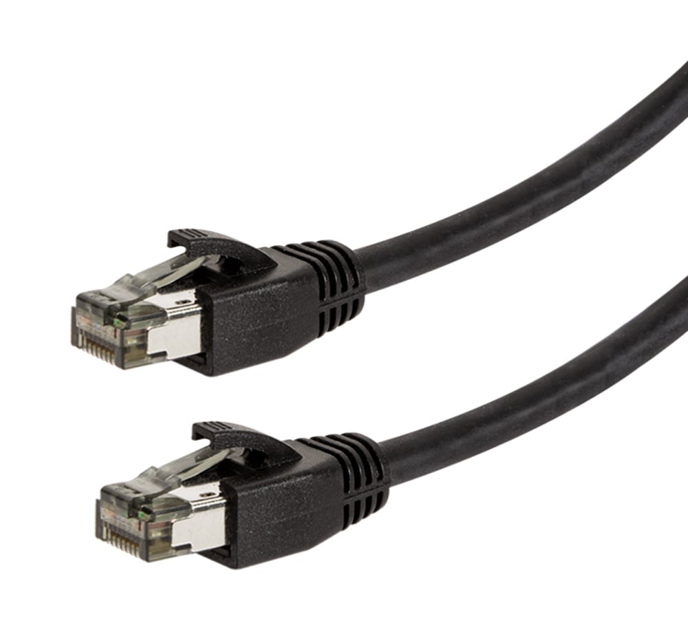 Patch Cable Cat 8.1 SFTP LSZH 0,5 m Black - Logilink ICOC LS 81 - 005 -BKL