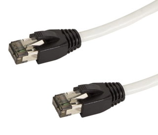 Cavo di Rete Patch in Rame Cat.8.1 SFTP LSZH 0,5m Grigio - Logilink ICOC LS81-005-L