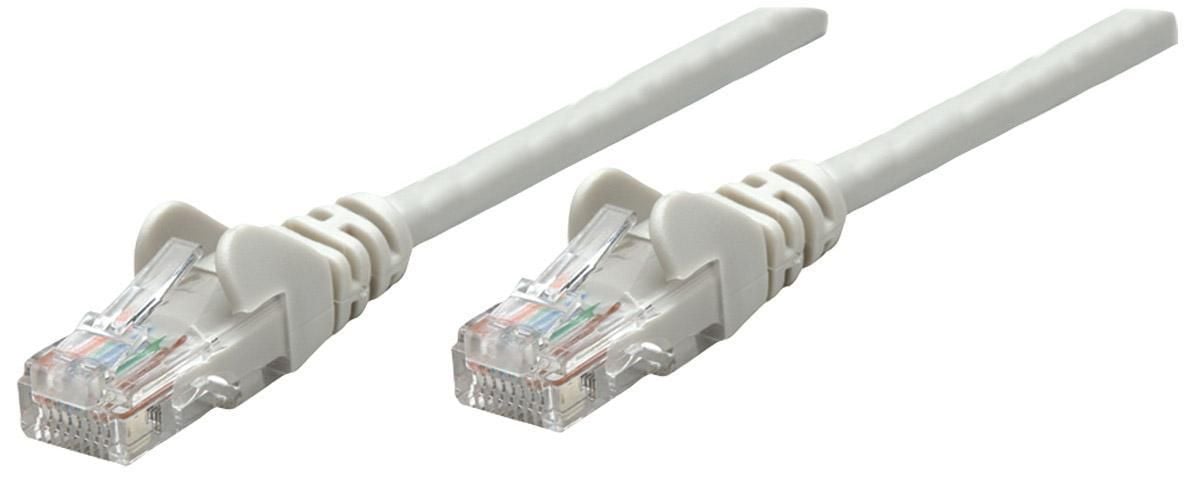 Cavo di Rete Patch in Rame Cat6 Grigio U/UTP LSZH 0,25m - Intellinet ICOC LU6-0025