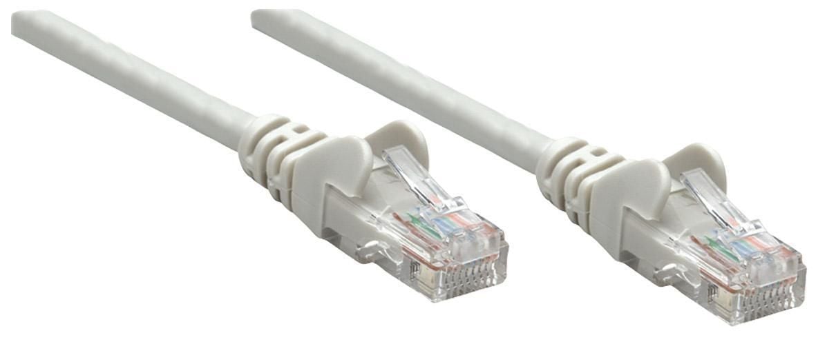 Cavo di Rete Patch in Rame Cat6 Grigio U/UTP LSZH 0,25m - Intellinet ICOC LU6-0025