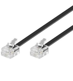 Telephone cable RJ 11 Modular 6 P 4 C 3 m - Manhattan ICOC MD- 11 - 03