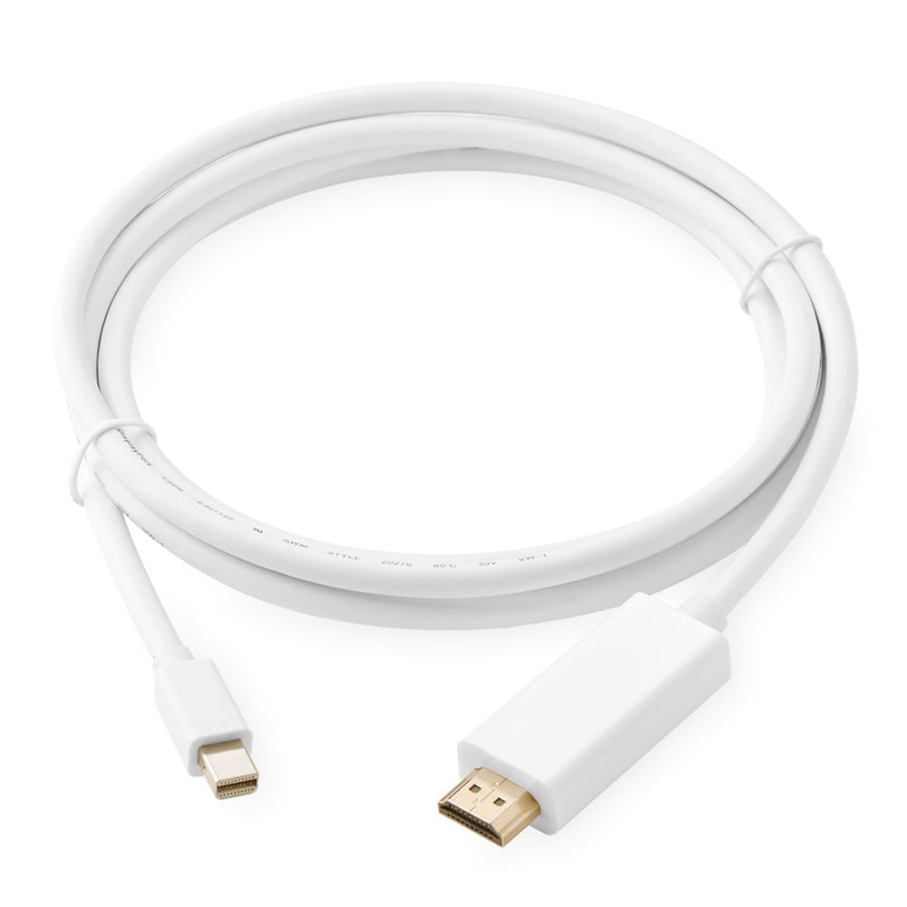 Cavo Monitor Mini DisplayPort (Thunderbolt) / HDMI 2m Bianco - Techly ICOC MDP-020H
