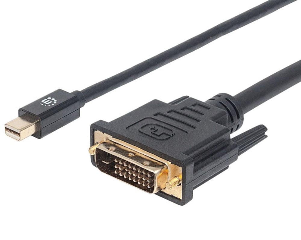 Cavo Mini DisplayPort 1.2a (Thunderbolt) a DVI-D 24+1 - Manhattan ICOC MDP-DVI-018