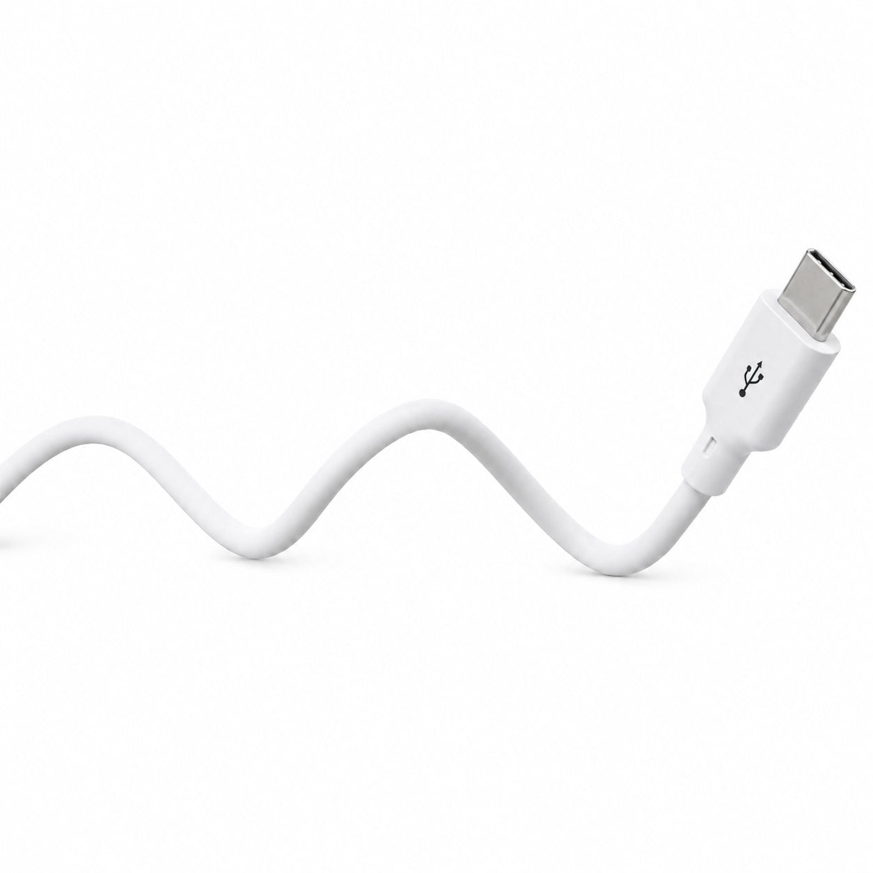 Cavo USB-C Maschio / USB-A Maschio 2.0 2.4A 1,5m Silicone con LED Bianco - Techly ICOC MU2AC-015-LIGH