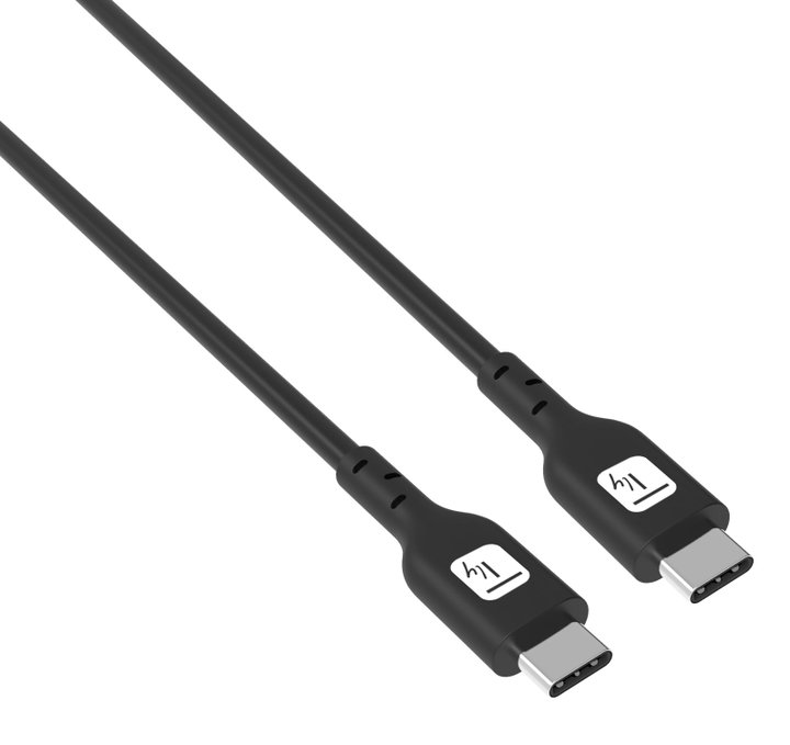 Cavo USB-C M/M E-Mark USB 2.0 240W PD 1m Nero - Techly ICOC MU2AC-240W1