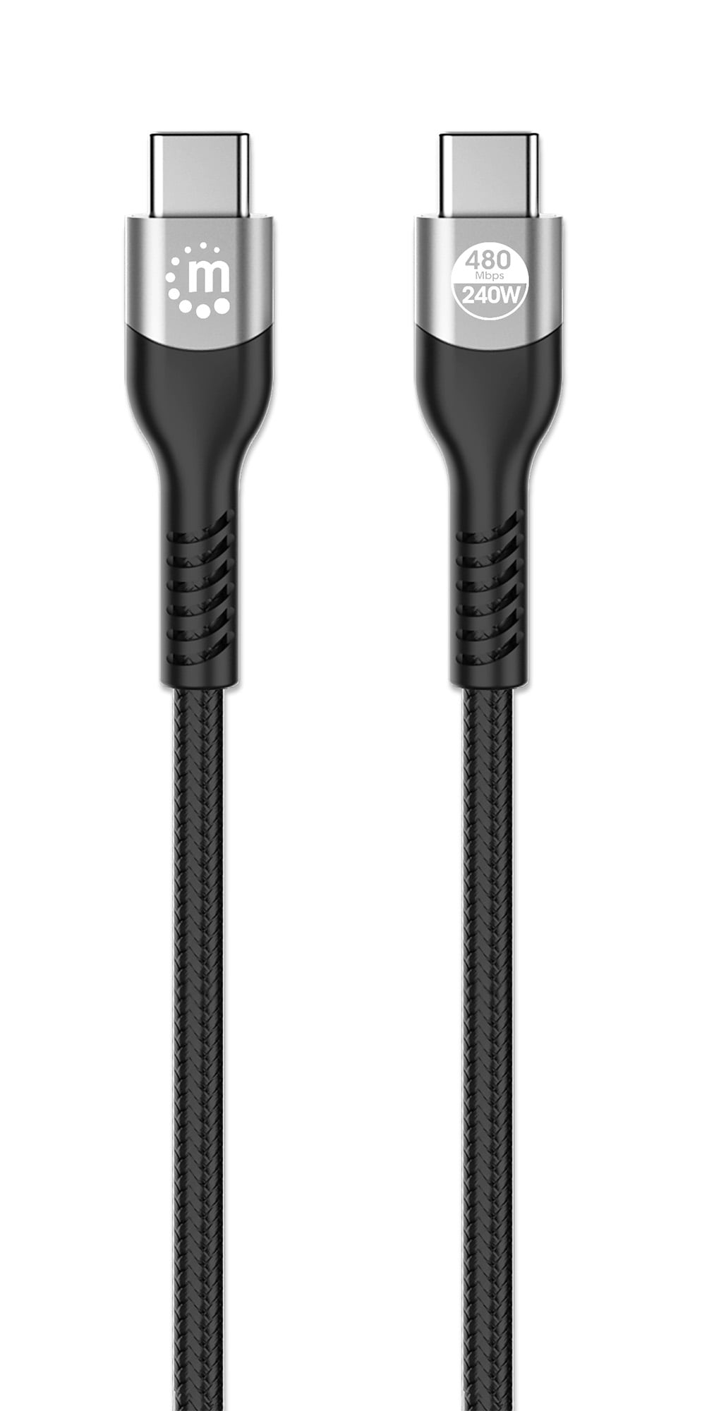 Cavo USB 2.0 EPR USB-C™ M/M 240W PD 3.1 e-Mark 2m - Manhattan ICOC MU2AC-240W2M