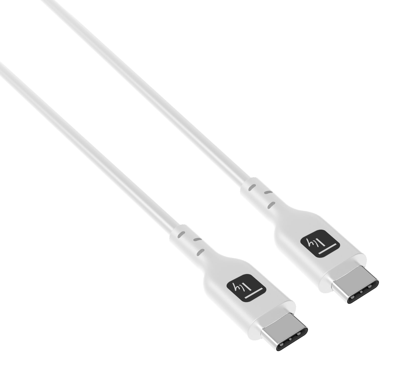USB-C cable M/M E-Mark USB 2.0 240 W PD 2 m White - Techly ICC MU 2 AC- 240 W 2 W